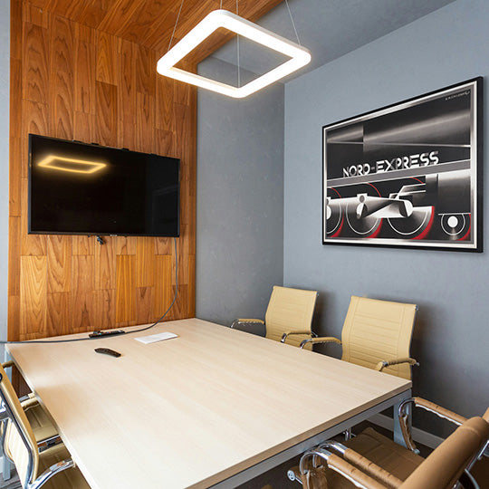 アートのある部屋の画像