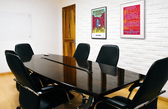 アートのある空間の画像