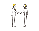 納品をする画像